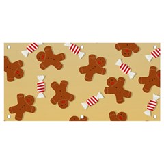 Gingerbread Christmas Time Banner And Sign 4  X 2  by Pakjumat