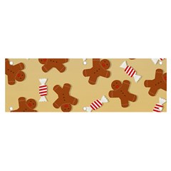 Gingerbread Christmas Time Banner And Sign 6  X 2  by Pakjumat