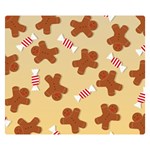 Gingerbread Christmas Time Premium Plush Fleece Blanket (Small) 50 x40  Blanket Front