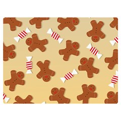 Gingerbread Christmas Time Two Sides Premium Plush Fleece Blanket (extra Small) by Pakjumat