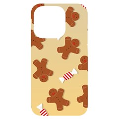 Gingerbread Christmas Time Iphone 14 Pro Black Uv Print Case by Pakjumat