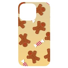 Gingerbread Christmas Time Iphone 14 Pro Max Black Uv Print Case by Pakjumat