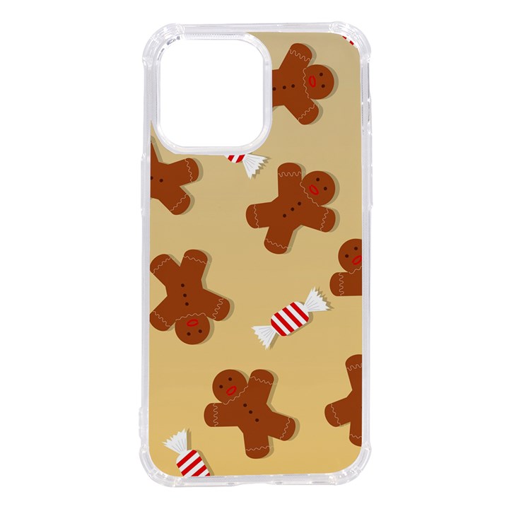 Gingerbread Christmas Time iPhone 14 Pro Max TPU UV Print Case