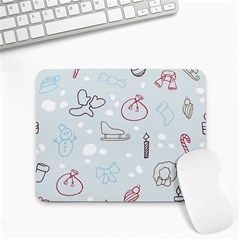 Winter Pattern Background Element Small Mousepad by Pakjumat