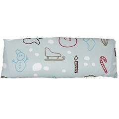 Winter Pattern Background Element Body Pillow Case (dakimakura)