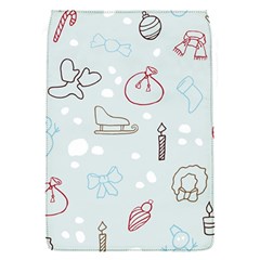 Winter Pattern Background Element Removable Flap Cover (s) by Pakjumat