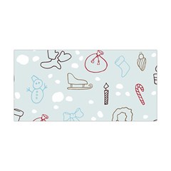 Winter Pattern Background Element Yoga Headband by Pakjumat