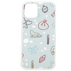 Winter Pattern Background Element Iphone 12 Pro Max Tpu Uv Print Case by Pakjumat