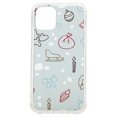 Winter Pattern Background Element Iphone 12 Mini Tpu Uv Print Case	 by Pakjumat