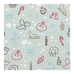 Winter Pattern Background Element Banner and Sign 3  x 3  Front