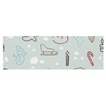 Winter Pattern Background Element Banner and Sign 6  x 2  Front