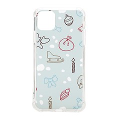 Winter Pattern Background Element Iphone 11 Pro Max 6 5 Inch Tpu Uv Print Case by Pakjumat