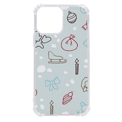 Winter Pattern Background Element Iphone 13 Pro Max Tpu Uv Print Case by Pakjumat