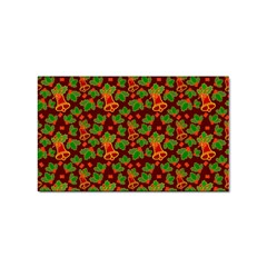 Christmas Pattern Sticker Rectangular (100 Pack) by Pakjumat