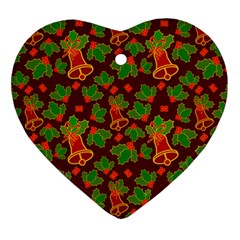 Template Christmas Pattern Ornament (heart) by Pakjumat