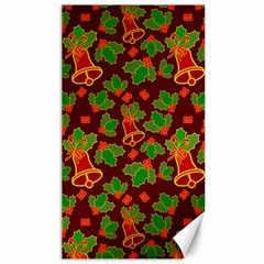 Christmas Pattern Canvas 40  X 72  by Pakjumat