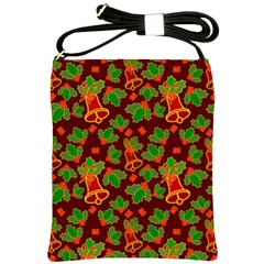 Christmas Pattern Shoulder Sling Bag by Pakjumat