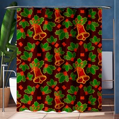 Christmas Pattern Shower Curtain 60  X 72  (medium)  by Pakjumat