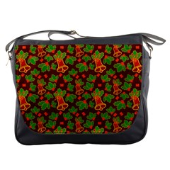 Christmas Pattern Messenger Bag by Pakjumat