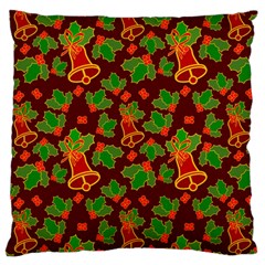 Christmas Pattern Large Cushion Case (two Sides) by Pakjumat