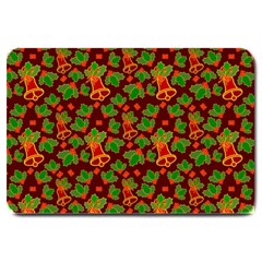 Christmas Wrapping Paper Large Doormat by Pakjumat