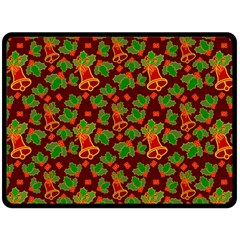 Christmas Pattern Two Sides Fleece Blanket (large) by Pakjumat