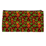 Christmas Wrapping Paper Pencil Case Back