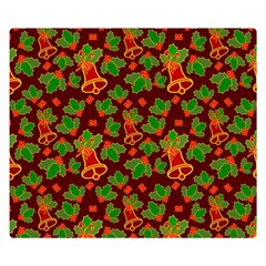 Christmas Pattern Two Sides Premium Plush Fleece Blanket (small) by Pakjumat