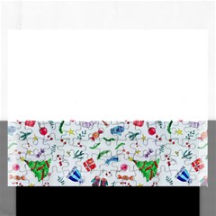 Illustration Christmas Pattern Rectangular Jigsaw Puzzl by Pakjumat