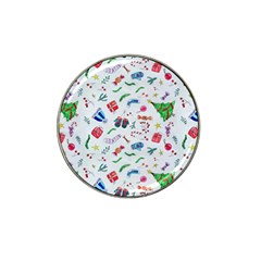 Illustration Christmas Pattern Hat Clip Ball Marker