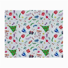 Illustration Christmas Pattern Small Glasses Cloth by Pakjumat