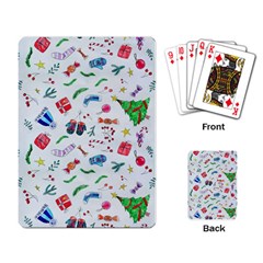 Illustration Christmas Pattern Playing Cards Single Design (rectangle) by Pakjumat