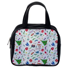 Illustration Christmas Pattern Classic Handbag (one Side) by Pakjumat