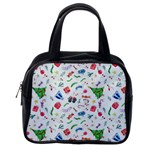 Illustration Christmas Pattern Classic Handbag (Two Sides) Back