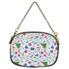 Illustration Christmas Pattern Chain Purse (two Sides) by Pakjumat