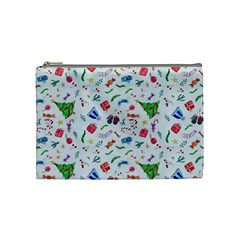 Illustration Christmas Pattern Cosmetic Bag (medium) by Pakjumat