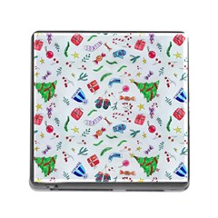 Illustration Christmas Pattern Memory Card Reader (square 5 Slot) by Pakjumat