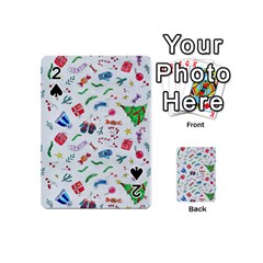 Illustration Christmas Pattern Playing Cards 54 Designs (mini) by Pakjumat