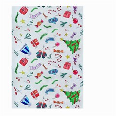 Illustration Christmas Pattern Large Garden Flag (two Sides) by Pakjumat