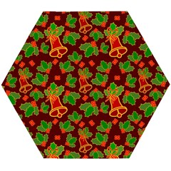 Christmas Pattern Wooden Puzzle Hexagon by Pakjumat