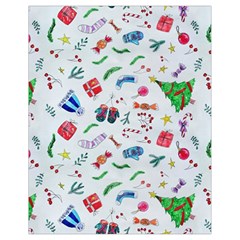 Illustration Christmas Pattern Drawstring Bag (small) by Pakjumat