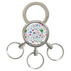 New Year Christmas Winter 3-ring Key Chain by Pakjumat