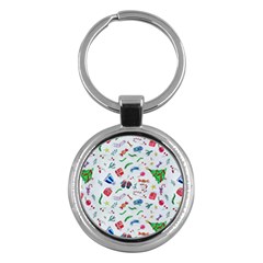 New Year Christmas Winter Key Chain (round) by Pakjumat