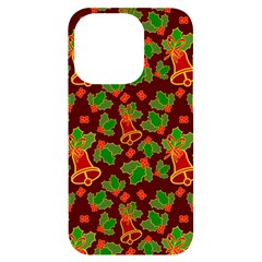 Christmas Pattern Iphone 14 Pro Black Uv Print Case by Pakjumat