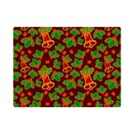 Template Christmas Pattern Premium Plush Fleece Blanket (Mini) 35 x27  Blanket Front