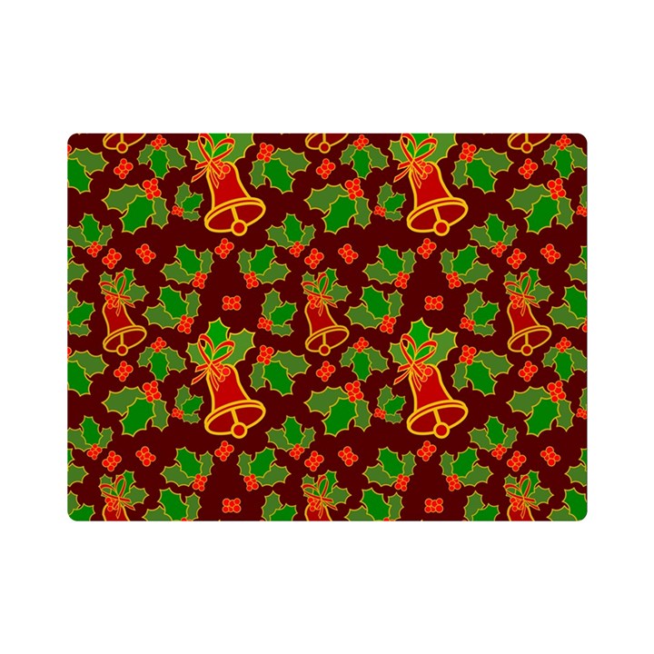 Template Christmas Pattern Premium Plush Fleece Blanket (Mini)