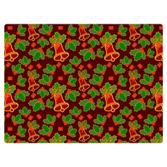 Template Christmas Pattern Two Sides Premium Plush Fleece Blanket (extra Small) by Pakjumat