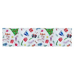 New Year Christmas Winter Oblong Satin Scarf (16  X 60 ) by Pakjumat