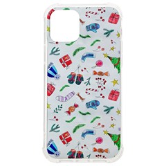 Illustration Christmas Pattern Iphone 12/12 Pro Tpu Uv Print Case by Pakjumat