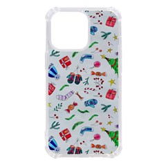 Illustration Christmas Pattern Iphone 13 Pro Tpu Uv Print Case by Pakjumat